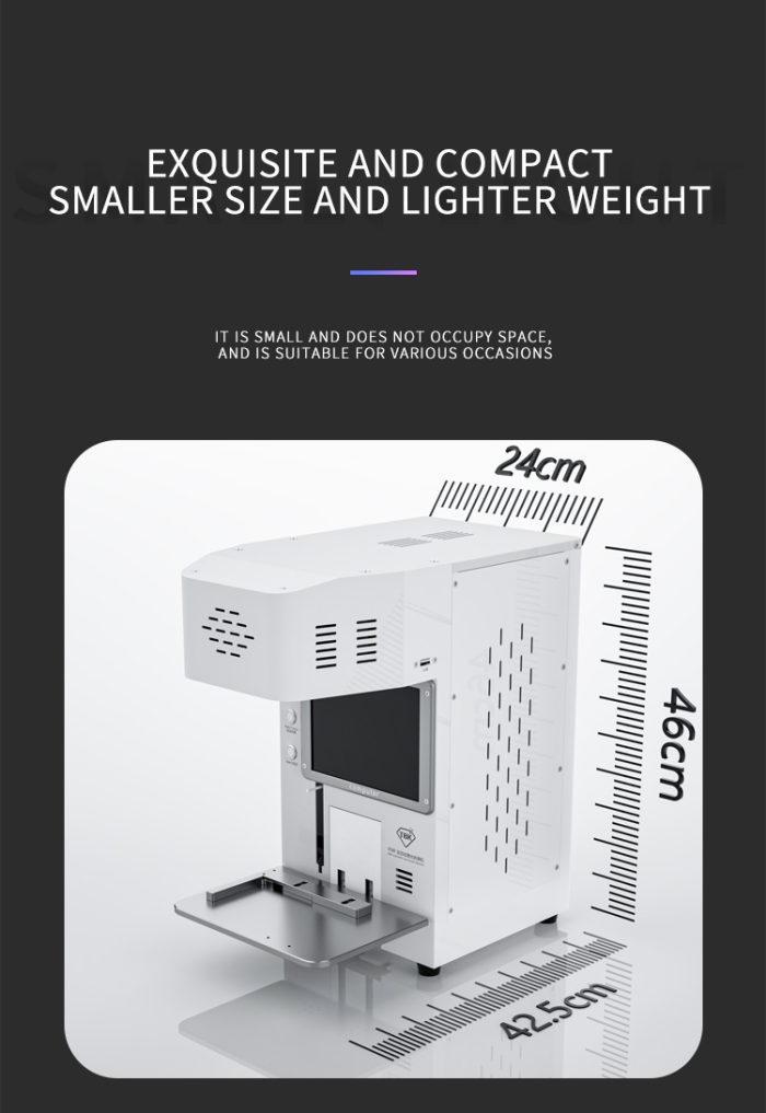 The New 958F small automatic laser marking and screen removal machine - 图片 2