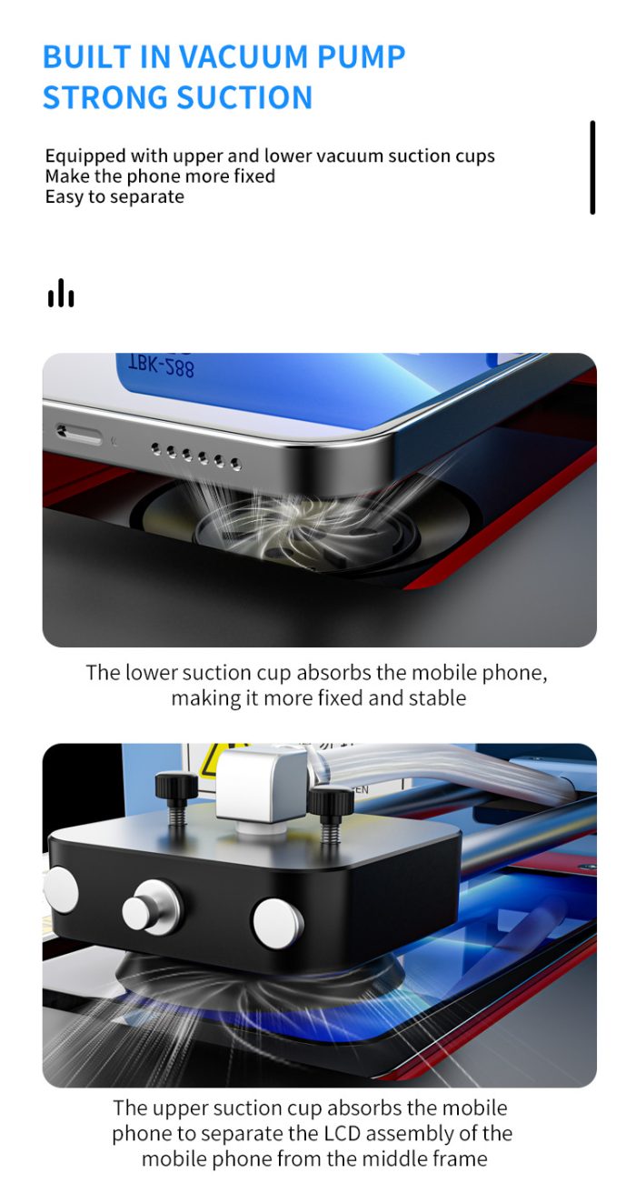 Fully automatic cell phone screen  disassembly platform - 图片 8