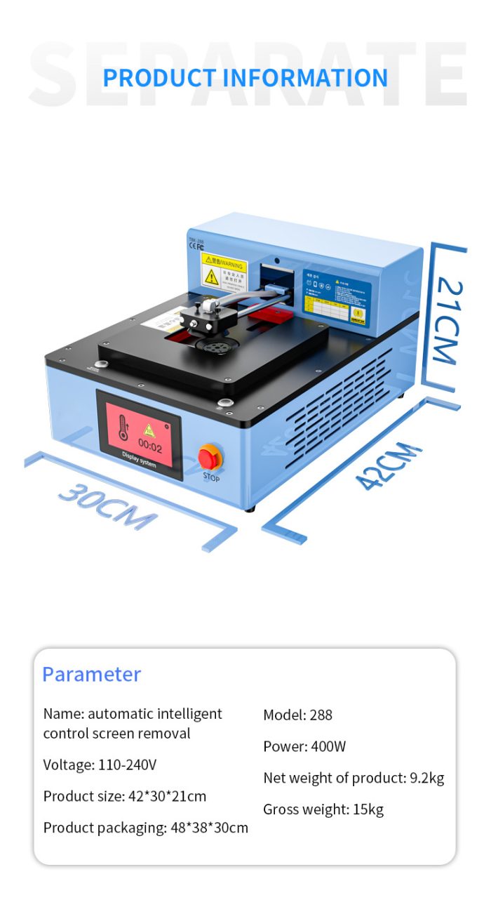 Fully automatic cell phone screen  disassembly platform - 图片 5