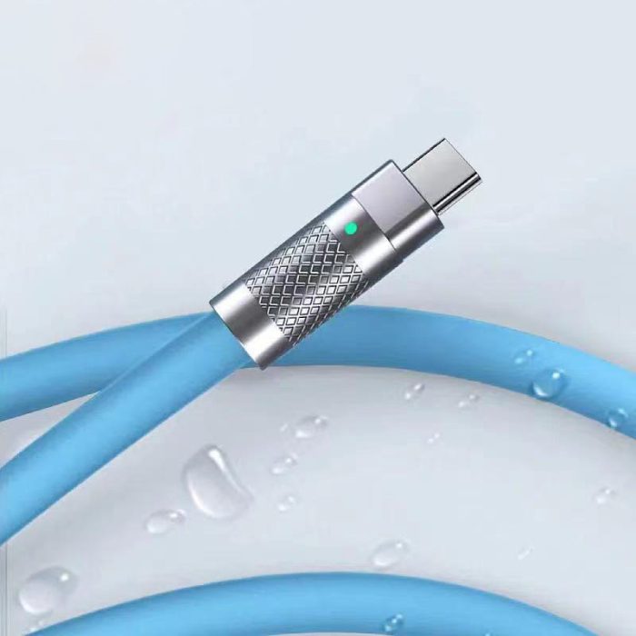 Liquid silicone cell phone data cable charging cable - 图片 2