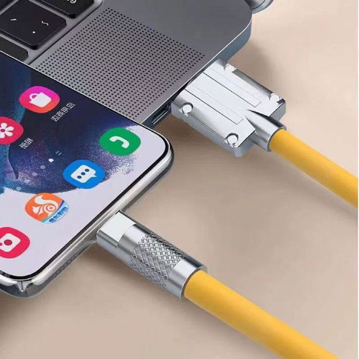 Liquid silicone cell phone data cable charging cable - 图片 3