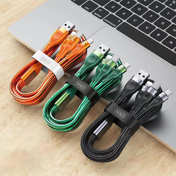 Nylon charging cable data cable